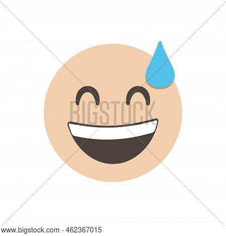 Phew Emoji, Grinning Vector & Photo (Free Trial) | Bigstock