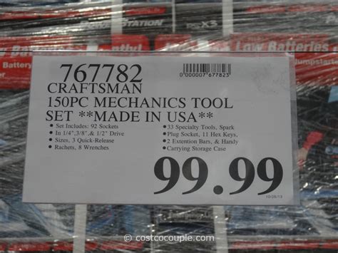 Craftsman 150 Piece Mechanics Tool Set