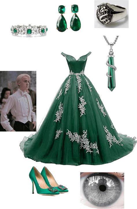 Slytherin Yule Ball ( Draco Malfoy’s girlfriend ) Outfit | ShopLook ...