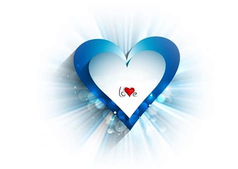 Love Red Heart Corazones Blue Hd Wallpaper Peakpx