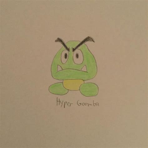 paper hyper goomba  flipsideart  deviantart