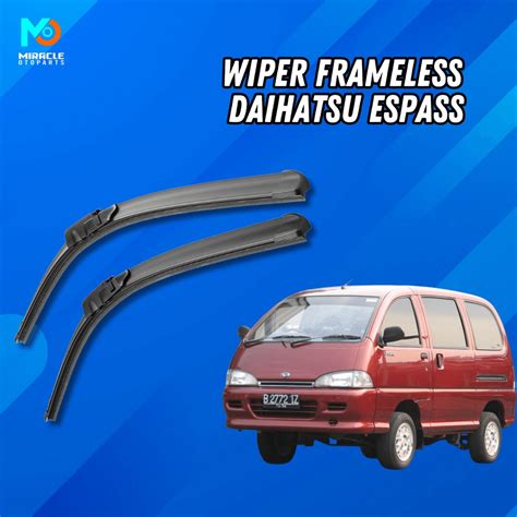 Jual Wiper Frameless Daihatsu Espass Sepasang 2 PCS Kiri Dan Kanan