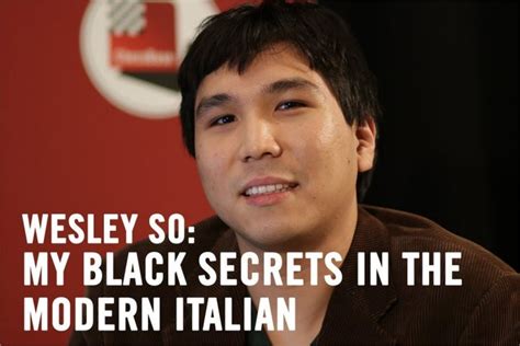 Roven Vogel reviews the "Modern Italian" by Wesley So | ChessBase