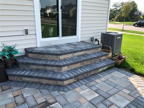 Paver Patio Designs With Steps - Patio Ideas