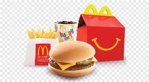 Mcdonalds Cheeseburger Hamburger Fizzy Drinks French Fries Menu Png