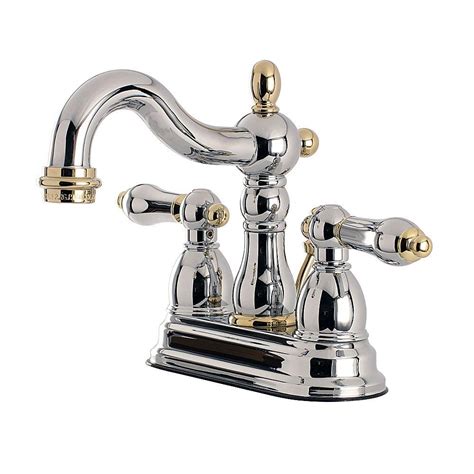 Kingston Brass Victorian 4 In Centerset 2 Handle Bathroom Faucet In