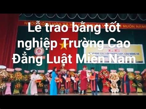 Tr Ng Cao Ng Lu T Mi N Nam Trao B Ng Cho C C Sinh Vi N T T Nghi P