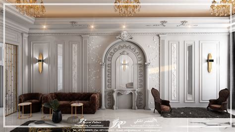 Villa classic interior design on Behance