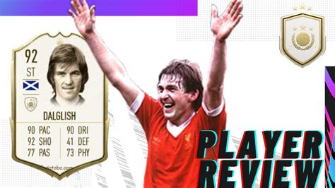 92 Rated Dalglish Prime Icon Review ║ Fifa 21 Youtube