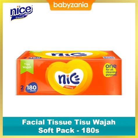 Nice Facial Tissue Tisu Wajah Soft Pack Sheets