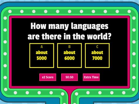 language day quiz gameshow quiz