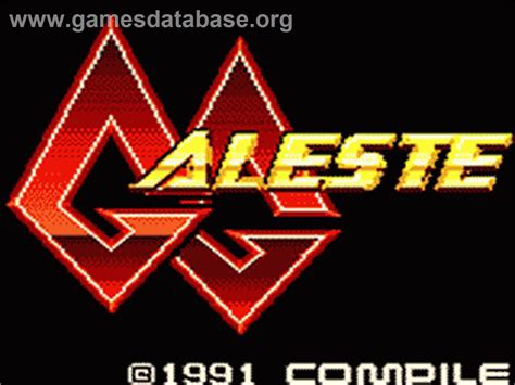 GG Aleste - Sega Game Gear - Games Database