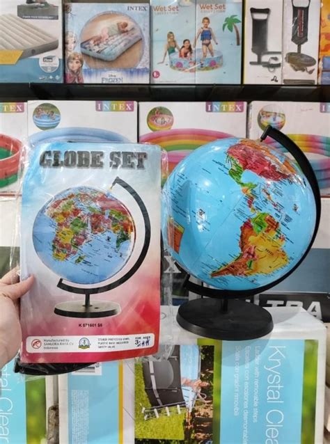 Jual Edukasi Geografis Peta Dunia Bola Dunia Balon Globe Set