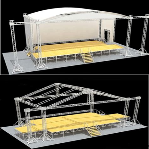 Aluminum Stage Curved Roof Truss Liansheng Aluminum Industry