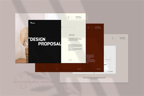 design proposal template behance