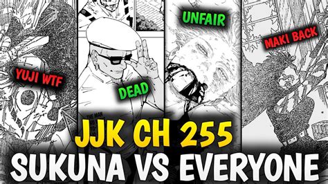 JJK CH 255 LEAKS WTF SUKUNA VS EVERYONE JJK IS GETTING BORING