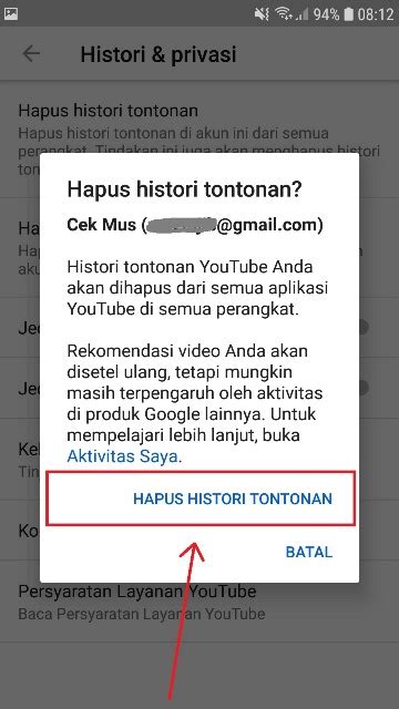 Cara Menghapus Riwayat Pencarian Di Youtube Lengkap Terbaru