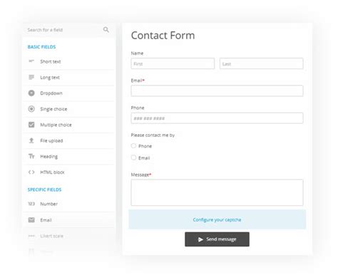 Online Form Builder With Database Free 123formbuilder