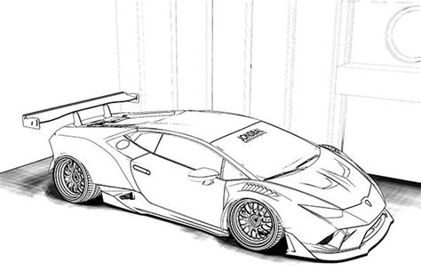 Desenhos De Lamborghini Para Imprimir E Colorir Pintar