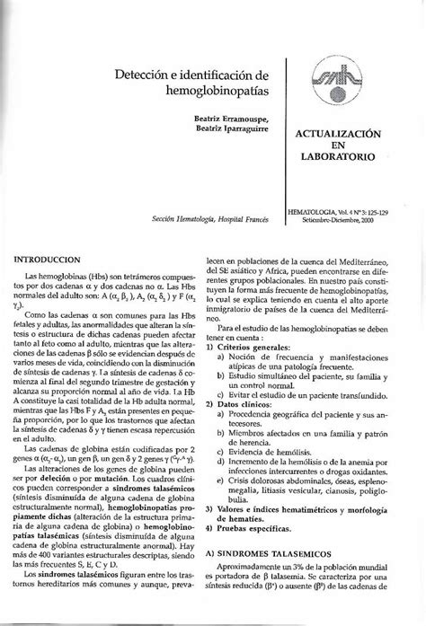 Pdf Microcitosis Punteado Bas Filo Dianocitos Y Patr N De Hierro