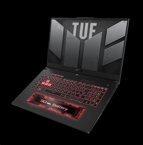 Notebook โน้ตบุ๊ค Asus Tuf Gaming A17 Fa707rm Hx005w Mecha Gray