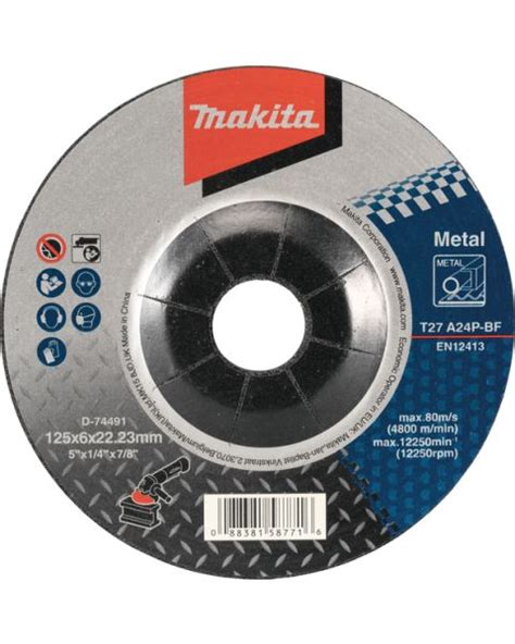 Makita Brusni Disk Sa Presovanim Centrom D 74491