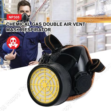 Chemical Mask Cartridge NP305 NP306 Respirator Single Double Filter