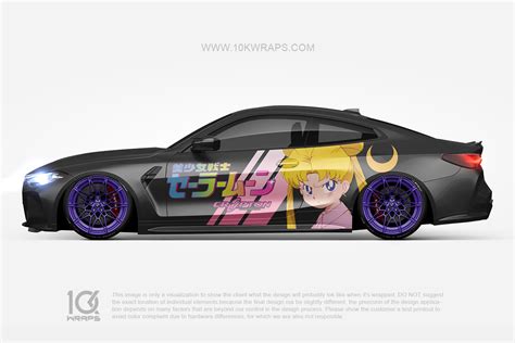 Sailor Moon Car Wraps 09 Made With Top 3M Vinyl - 10KWRAPS