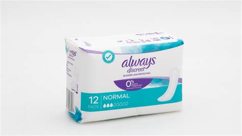 Always Discreet 0 Percent Normal Pads Review Incontinence Pad Choice