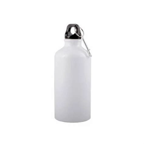 Aluminium Sipper Water Bottle White Plain Printed Photo Personalize