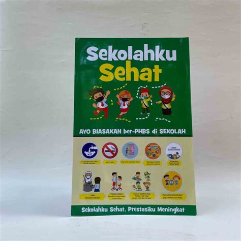 Jual Poster Sekolah Poster Sekolah Sehat Dengan PHBS Poster PHBS