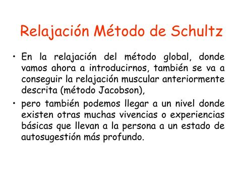 Ppt Relajaci N M Todo De Schultz Powerpoint Presentation Free