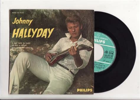 RARE EP Johnny Hallyday Nous Quand On S Embrasse Languette Philips