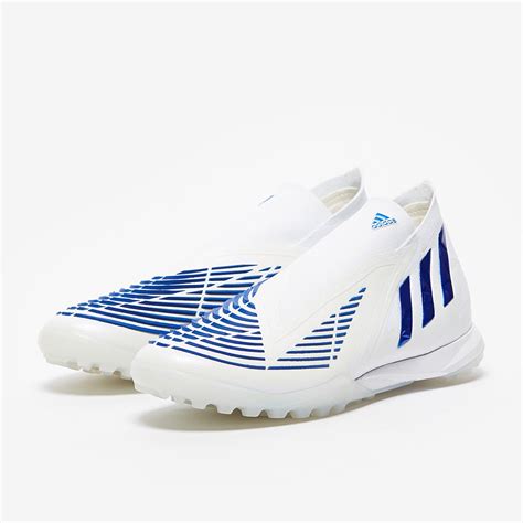 Adidas Predator Edge1 Tf Whitehi Res Bluewhite Mens Boots Prodirect Soccer