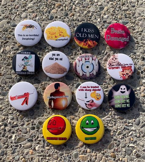 Assorted Meme Buttons 1.25in - Etsy