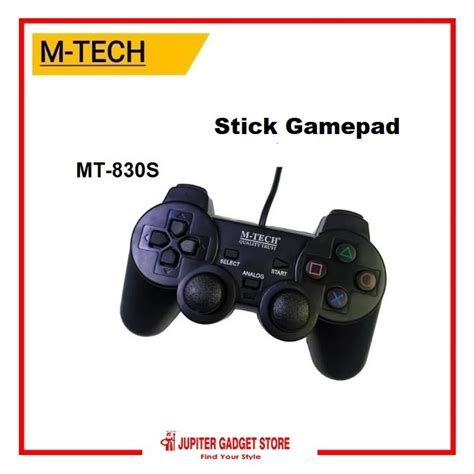 M Tech Mt S Gaming Gamepad Joystick Usb Stick Ps Pc Single Lazada