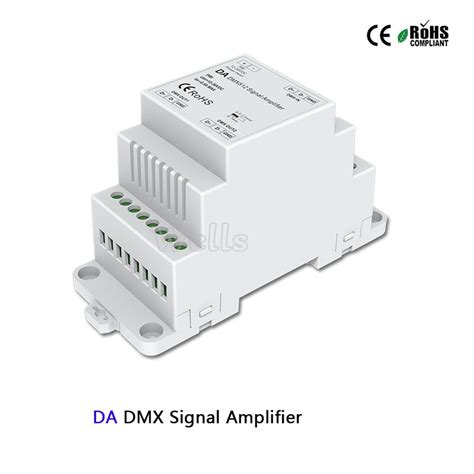 Da Dmx Signal Amplifier Controller Dc V Din Rail Led Dmx