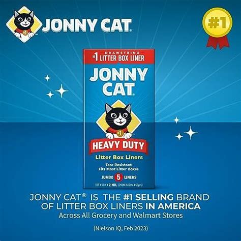 Jonny Cat Litter Box Liners Heavy Duty Tear And Leak Resistant