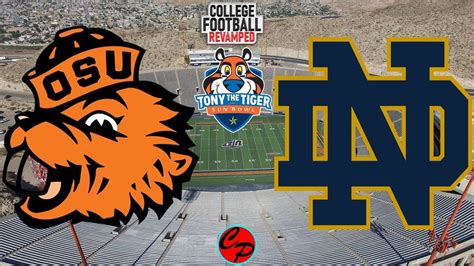 Sun Bowl Oregon State Vs Norte Dame NCAA Football 14 Revamped SIM