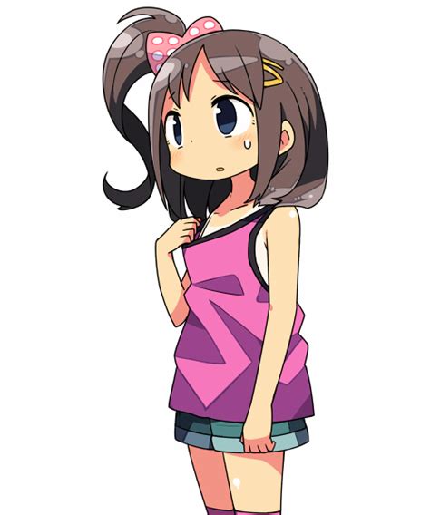 Safebooru 1girl Bare Arms Bare Shoulders Blue Eyes Bow Brown Hair Hair Bow Hair Ornament