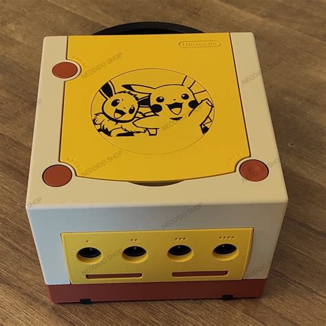 Console Nintendo Gamecube Custom Pikachu Evoli Eevee Pokemon Pocket