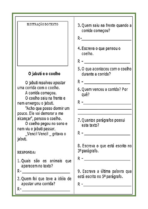 Leitura Interpretativa 3 Ano - 3º ANO - Atividades de leitura e interpretação de textos - Prof. Noninha