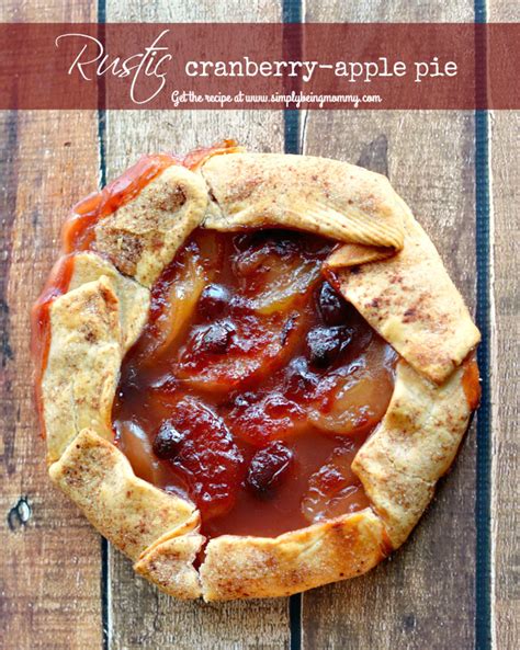 Easy Rustic Cranberry Apple Pie Simply Being Mommy