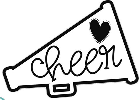 Cheer Megaphone Svg By Morgan Day Designs Thehungryjpeg Cheer