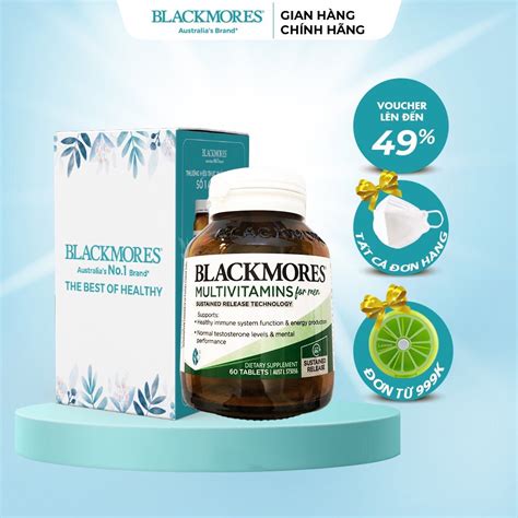 CHÍNH HÃNG Vitamin Tổng Hợp Cho Người Lớn Blackmore Men s Vitality