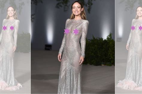 Olivia Wilde Zieht Im Transparent Kleid Alle Blicke Auf Sich