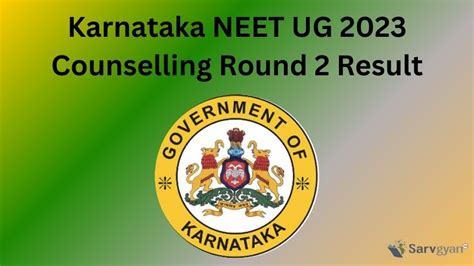 Karnataka Neet Ug 2023 Counselling Round 2 Result Out Direct Link Here