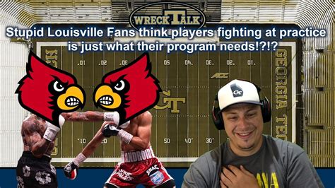 Stupid Louisville Fans Think Players Fighting At Practice Is Just What