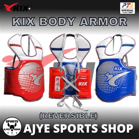 KIX TAEKWONDO | BODY ARMOR (REVERSIBLE) | (PRE-ORDER) | Shopee Philippines