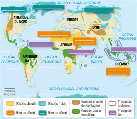 Décrypter 50 imagen carte des déserts du monde fr thptnganamst edu vn